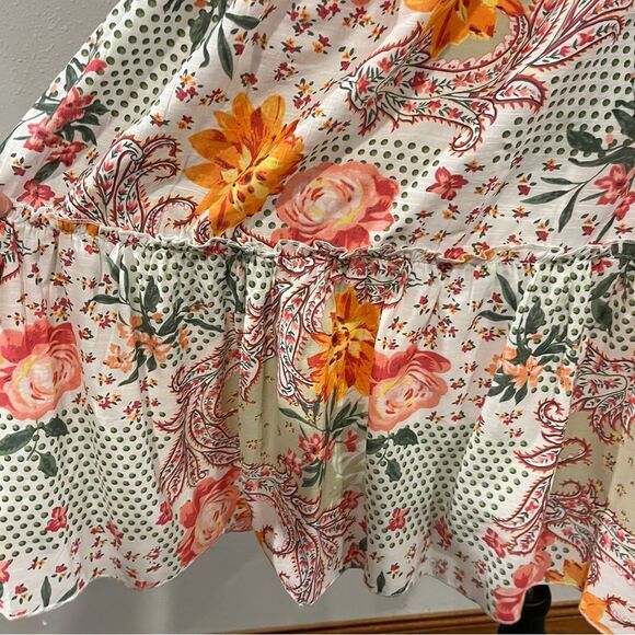 Floral sleeveless Halter Neck mini Dress size large - Picture 5 of 12